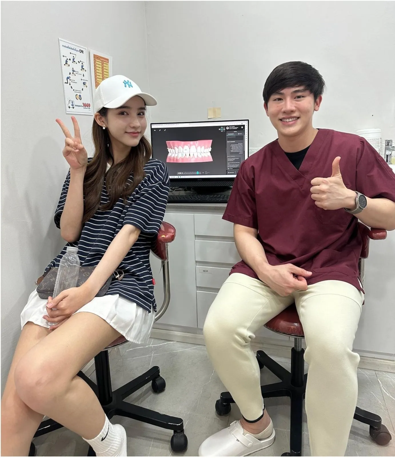 ผู้รับบริการจัดฟันใส Invisalign